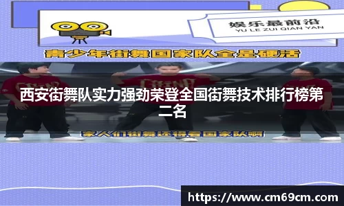 西安街舞队实力强劲荣登全国街舞技术排行榜第二名